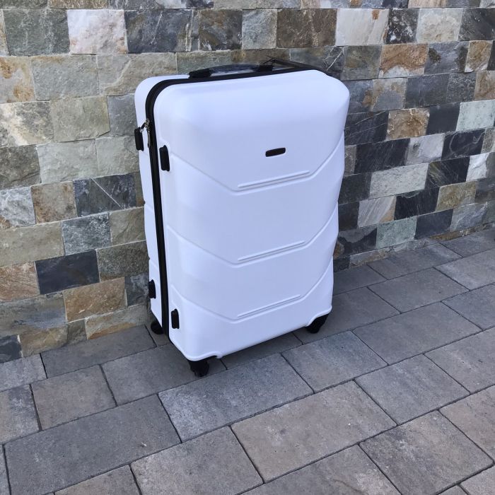 Чемодан дорожный большой Wings 147 L Белый