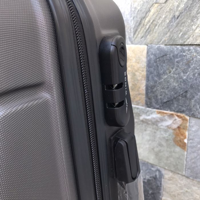 Чемодан дорожный малый Wings 147 S Графитовый