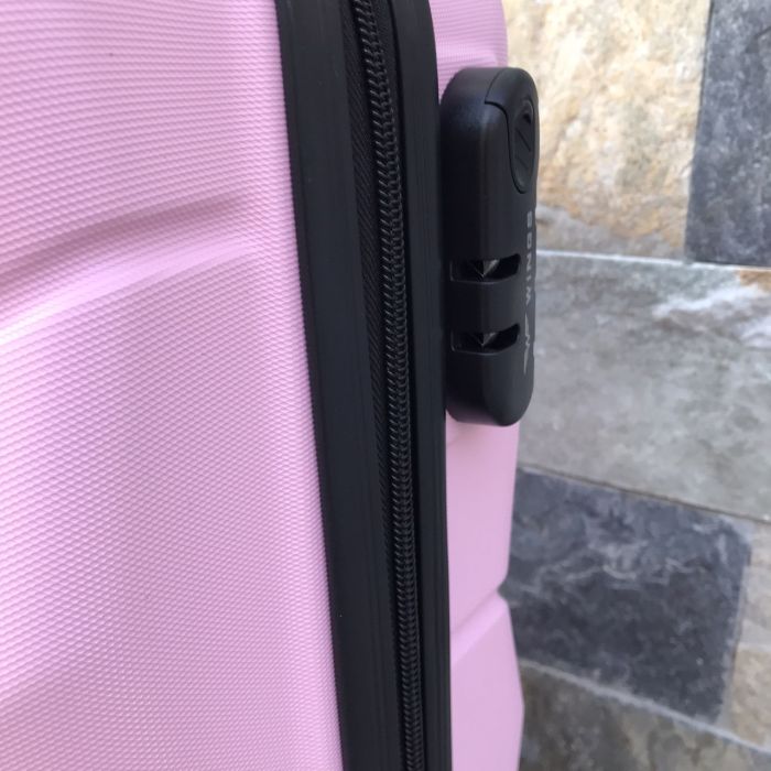 Чемодан дорожный мини (ручная кладь) Wings 147 XS Розовый