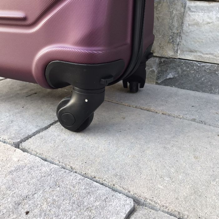 Чемодан дорожный мини (ручная кладь) Wings 147 XS Бордовый