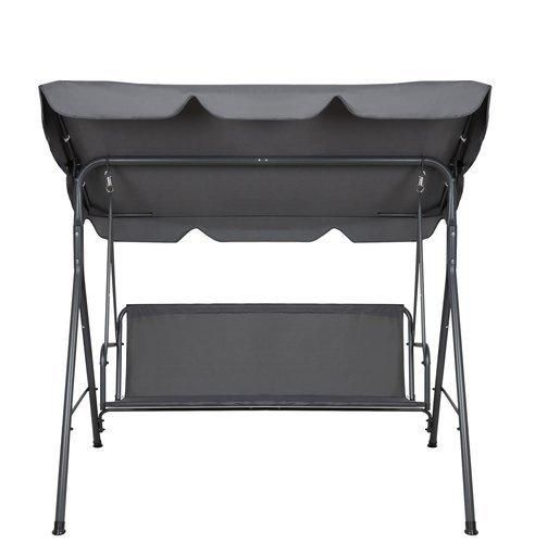 Садовые качели MALATEC 170 см 3-х местная Серый