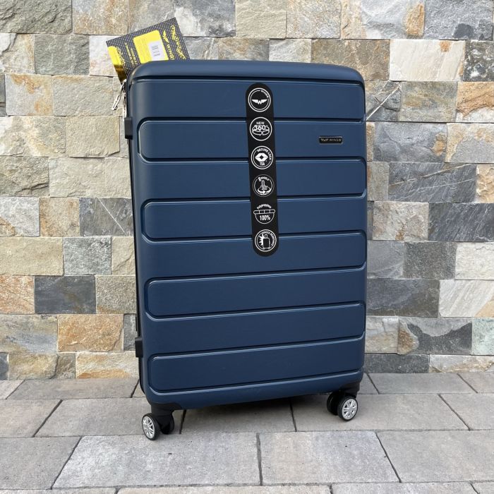 Чемодан дорожный большой из полипропилена Wings DQ181-03 L Синий