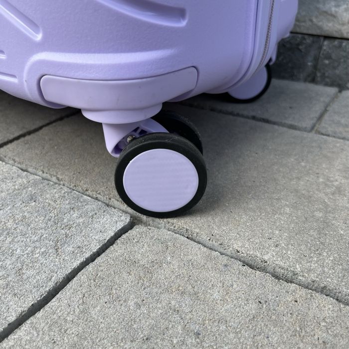 Чемодан дорожный большой из полипропилена Wings DQ181-05 L Фиолетовый