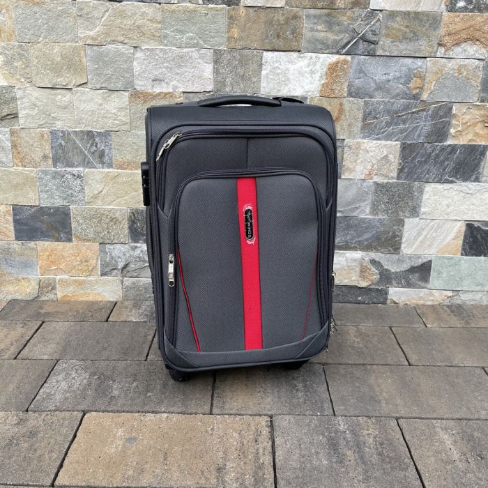 Чемодан тканевый малый Wings 1706 S Графитовый