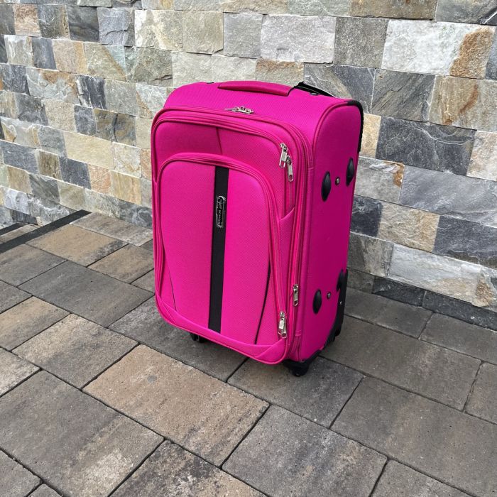 Чемодан тканевый малый Wings 1706 S Розовый