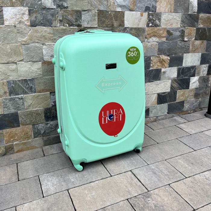 Чемодан дорожный большой Wings K310 L Мятный