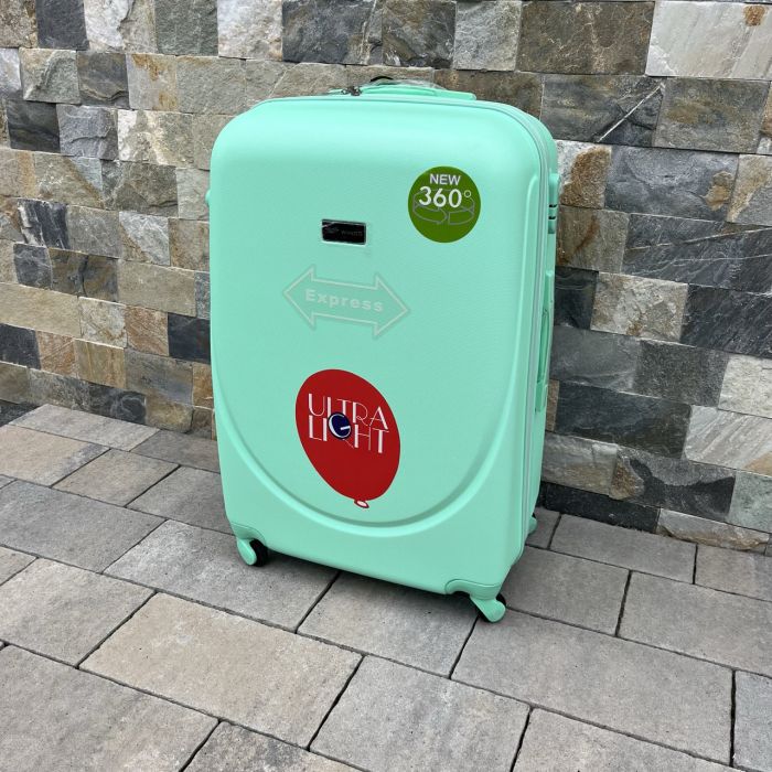 Чемодан дорожный большой Wings K310 L Мятный