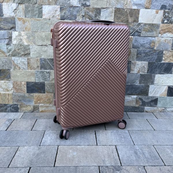 Чемодан дорожный большой Wings WN01 L Розовое золото