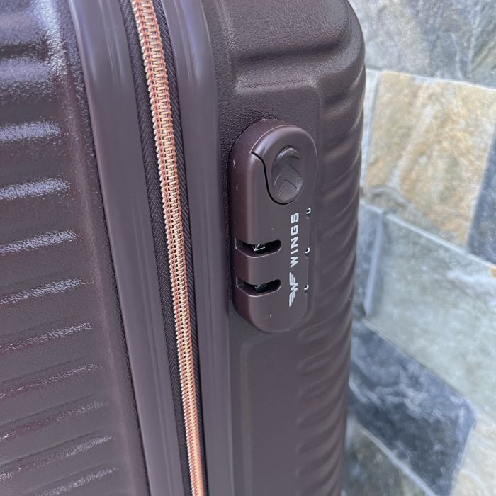 Чемодан дорожный малый Wings WN01 S Коричневый