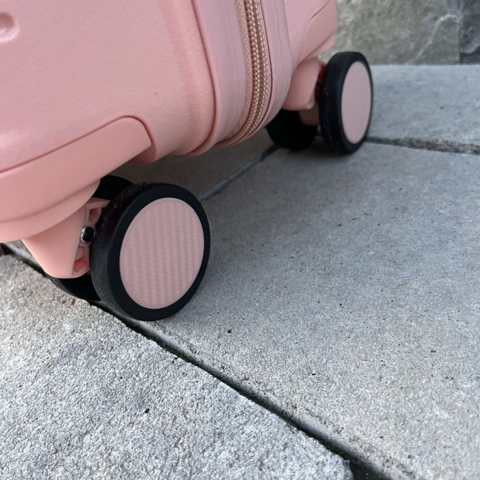 Чемодан дорожный малый из полипропилена Wings DQ181-05 S Персиковый