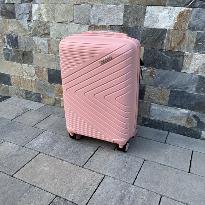 Чемодан дорожный малый из полипропилена Wings DQ181-05 S Персиковый