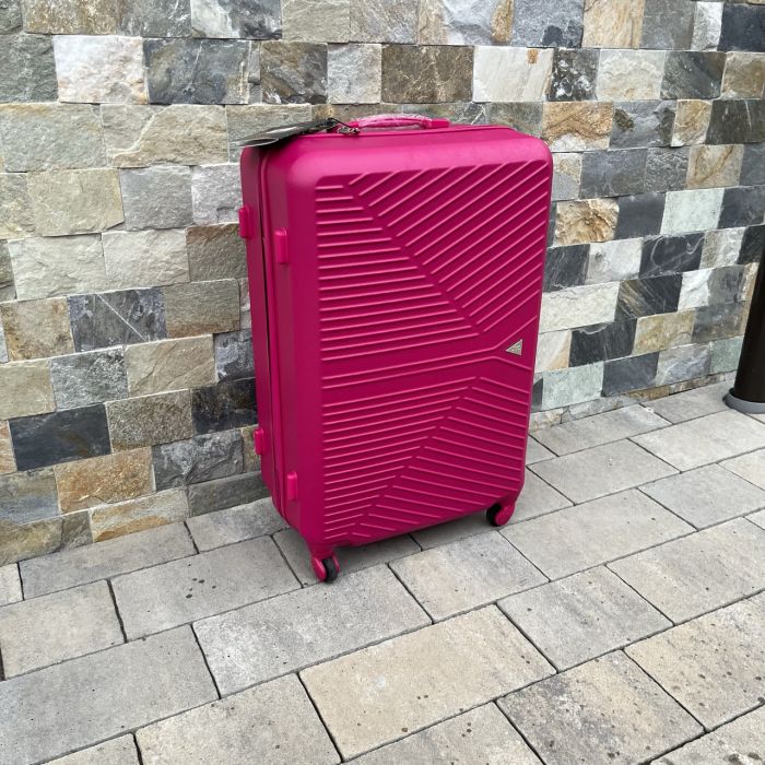 Чемодан дорожный большой Wings 266 L Малиновый