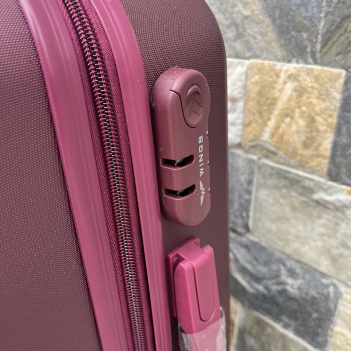 Чемодан дорожный малый Wings 266 S Бордовый