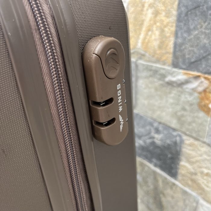 Чемодан дорожный мини (ручная кладь) Wings 266 XS Коричневый