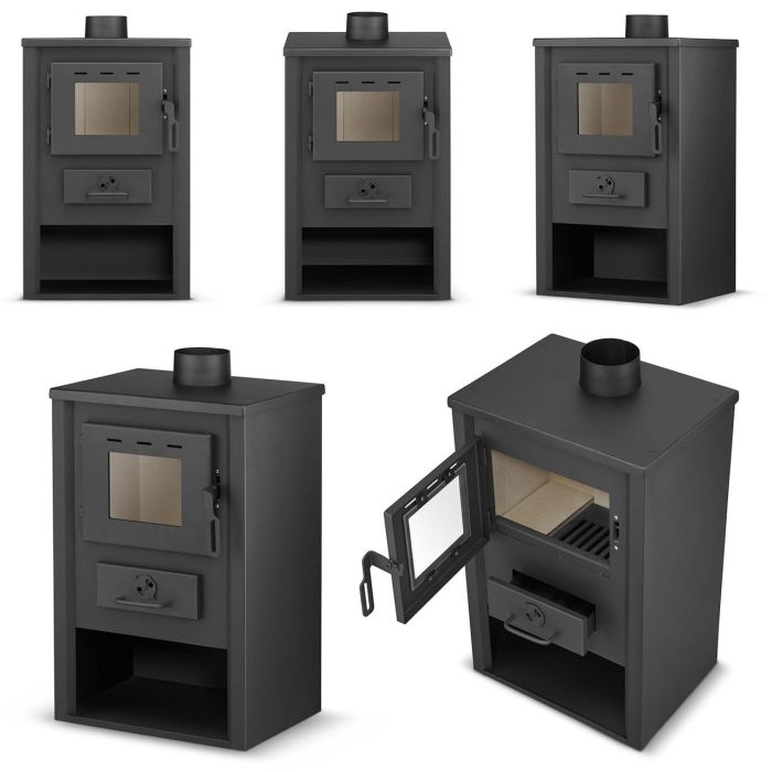 Стальная каминная печь BLIST B1e 12 кВт