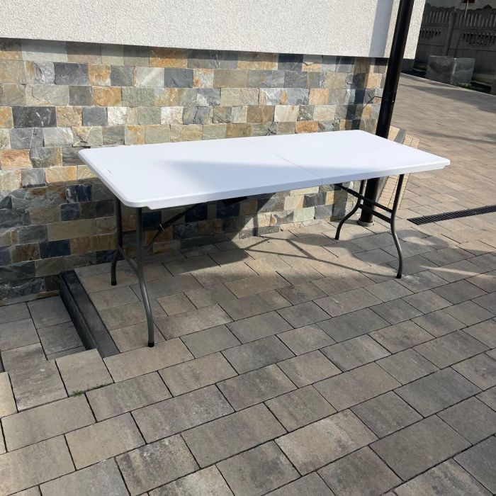 Садовый стол раскладной HTF183 183х75х74 см Светло-серый