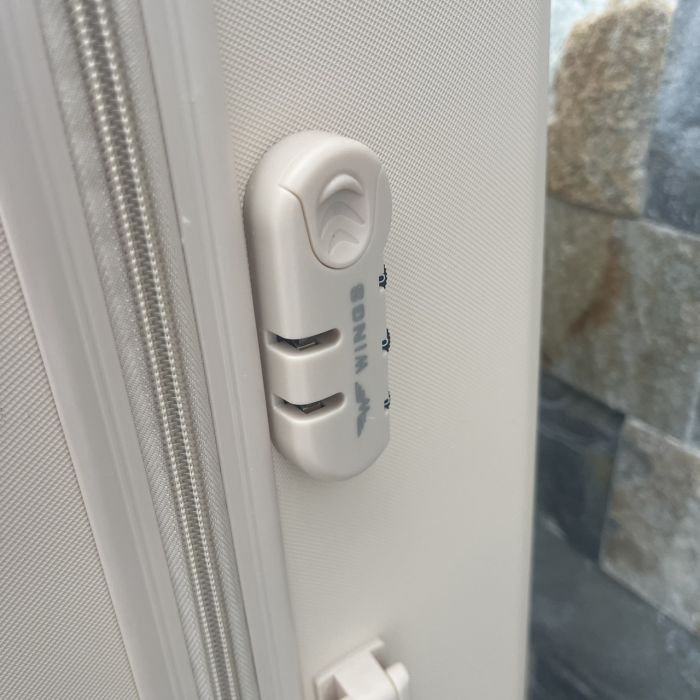 Чемодан дорожный большой Wings 266 L Кремовый