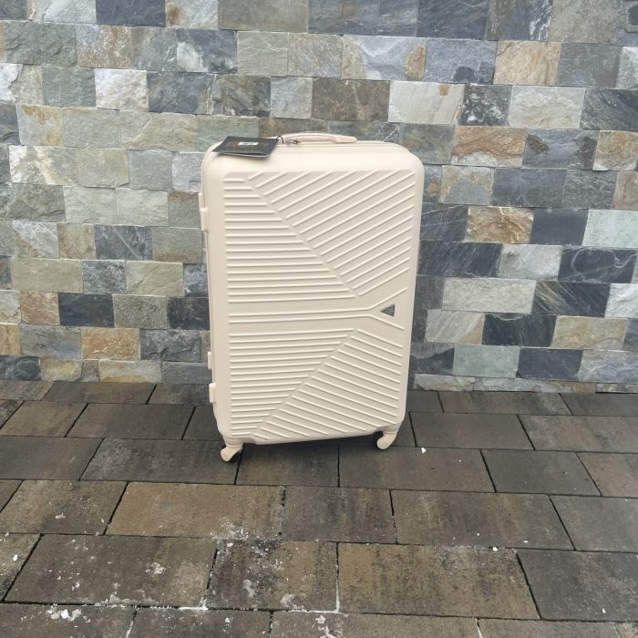 Чемодан дорожный большой Wings 266 L Кремовый