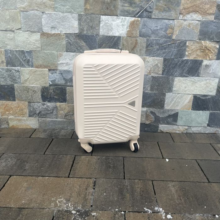 Чемодан дорожный мини (ручная кладь) Wings 266 XS Кремовый