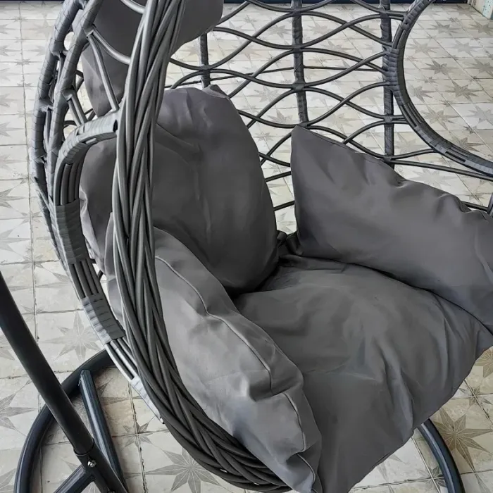 Подвесное кресло-кокон с подушкой Ecarla KR26 Серый