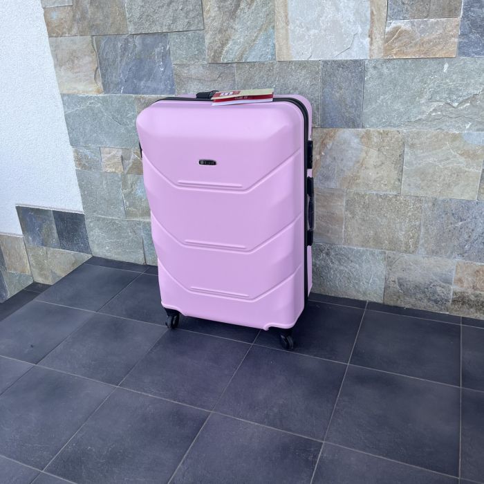 Чемодан дорожный большой Bloom 147 L Розовый