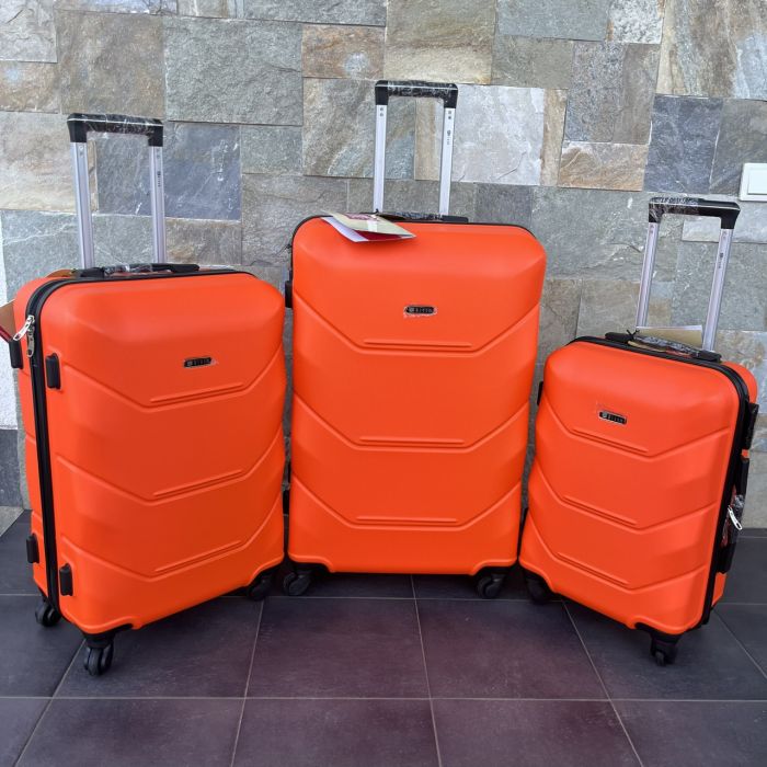 Чемодан дорожный большой Bloom 147 L Оранжевый