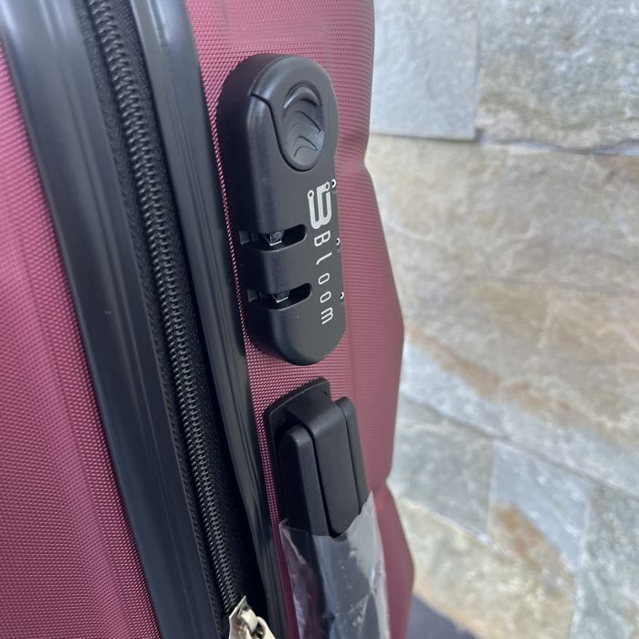 Чемодан дорожный малый Bloom 147 S Бордовый