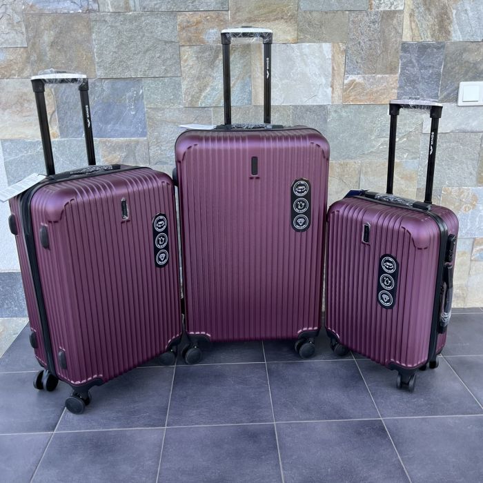 Чемодан дорожный малый Wings EGRET S Бордовый