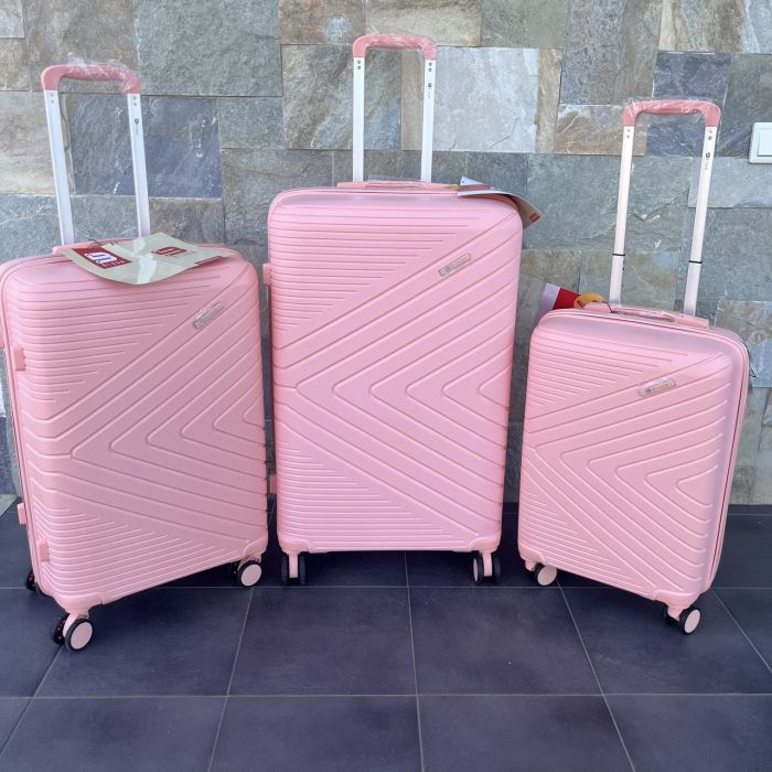 Чемодан дорожный малый из полипропилена Bloom PP-SC-007 S Персиковый