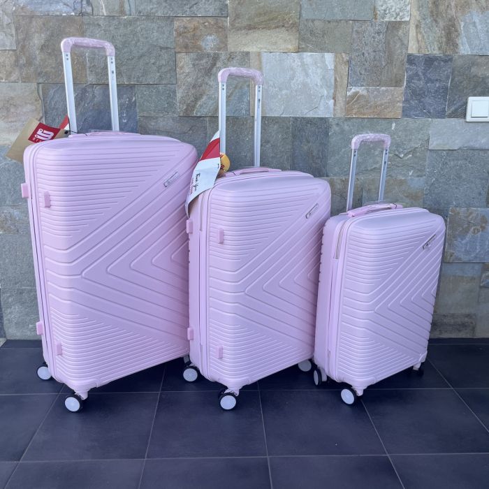 Чемодан дорожный малый из полипропилена Bloom PP-SC-015 S Розовый