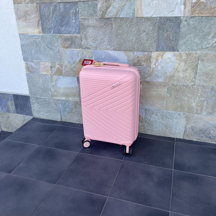 Чемодан дорожный малый из полипропилена Bloom PP-SC-007 S Персиковый