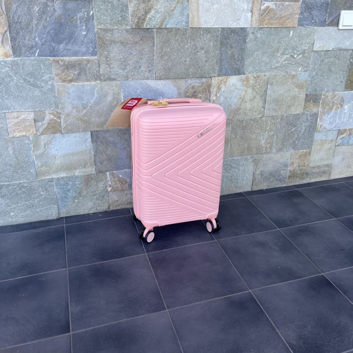 Чемодан дорожный малый из полипропилена Bloom PP-SC-007 S Персиковый