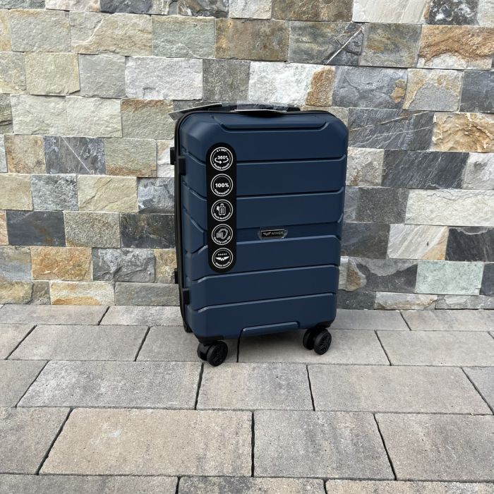 Чемодан дорожный малый из полипропилена Wings PP06 S Синий