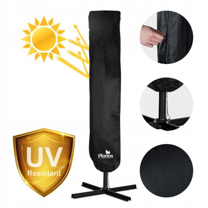 Парасоля садова з нахилом PLONOS PL-880 Бежевий