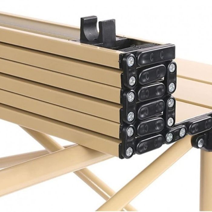 Розкладний стіл для кейтерингу Ecarla SC09K | 95x56x50 см Бежевий