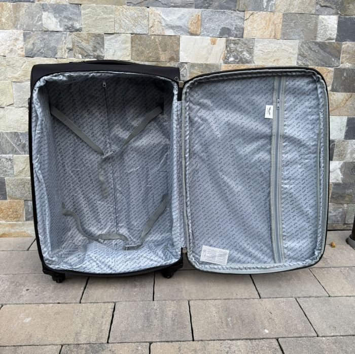 Чемодан тканевый большой на 4 колесах Wings 1708 L Зеленый